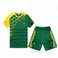 Uniforme de futebol infantil conjunta camisa de time de futebol camisa